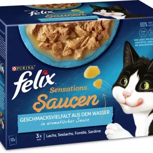 Felix Sensations Saucen Geschmacksvielfalt aus dem Wasser 12 x 85 g Sonderangebot